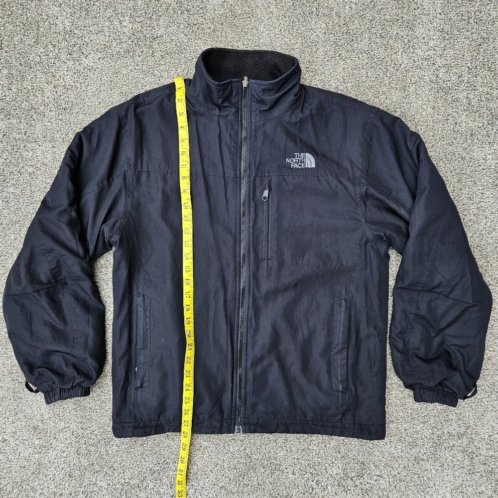 The North Face Summit Series Reversible Jacket Black Zip Up Coat Mens Size Small